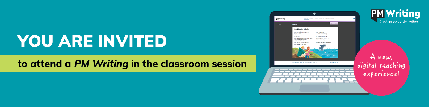 You are invited to attend a PM Writing in the classroom product session